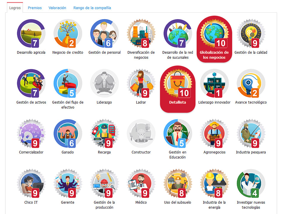 Pantallazos del juego Virtonomics